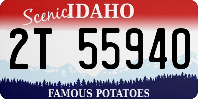 ID license plate 2T5594O