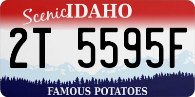 ID license plate 2T5595F