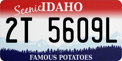 ID license plate 2T5609L