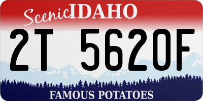 ID license plate 2T5620F