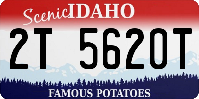 ID license plate 2T5620T