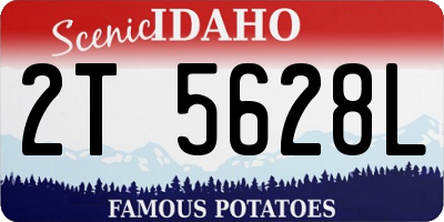ID license plate 2T5628L