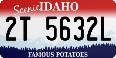 ID license plate 2T5632L