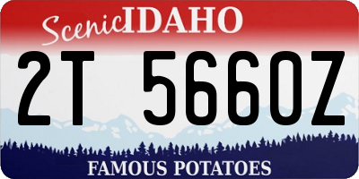 ID license plate 2T5660Z