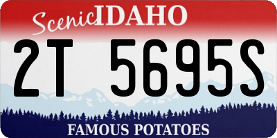 ID license plate 2T5695S