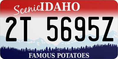 ID license plate 2T5695Z