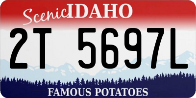 ID license plate 2T5697L