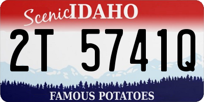 ID license plate 2T5741Q
