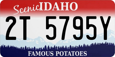 ID license plate 2T5795Y