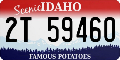 ID license plate 2T5946O