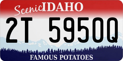 ID license plate 2T5950Q