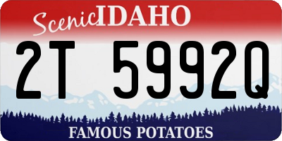 ID license plate 2T5992Q