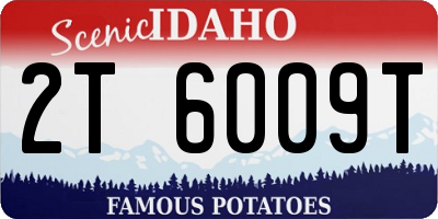 ID license plate 2T6009T