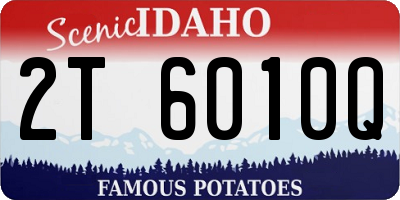 ID license plate 2T6010Q