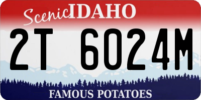 ID license plate 2T6024M