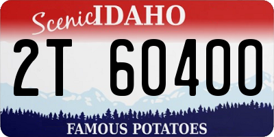 ID license plate 2T6040O