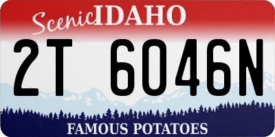 ID license plate 2T6046N