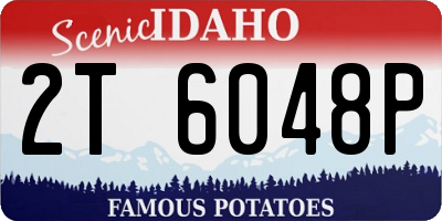 ID license plate 2T6048P