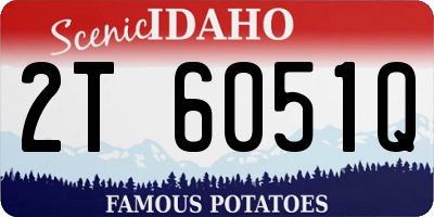 ID license plate 2T6051Q