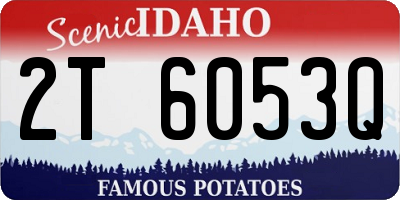 ID license plate 2T6053Q