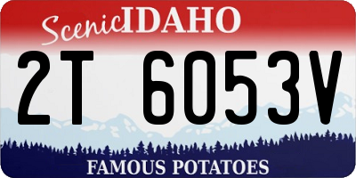 ID license plate 2T6053V