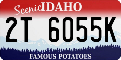 ID license plate 2T6055K