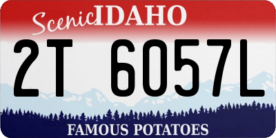 ID license plate 2T6057L