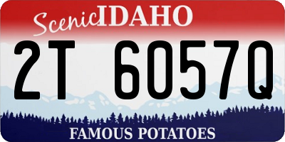 ID license plate 2T6057Q