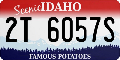 ID license plate 2T6057S
