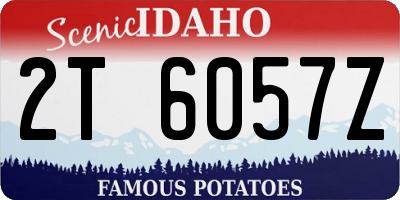ID license plate 2T6057Z