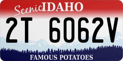 ID license plate 2T6062V