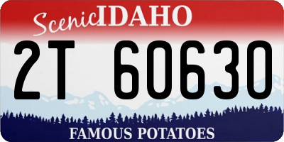 ID license plate 2T6063O