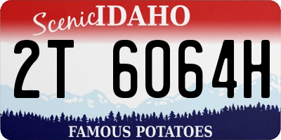 ID license plate 2T6064H