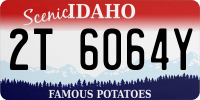 ID license plate 2T6064Y