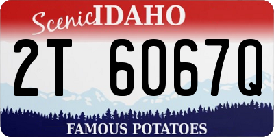 ID license plate 2T6067Q