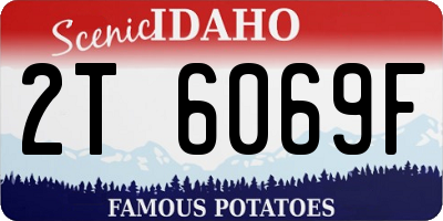 ID license plate 2T6069F