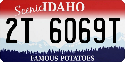 ID license plate 2T6069T