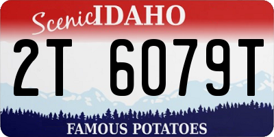 ID license plate 2T6079T