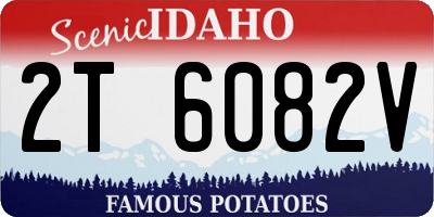 ID license plate 2T6082V