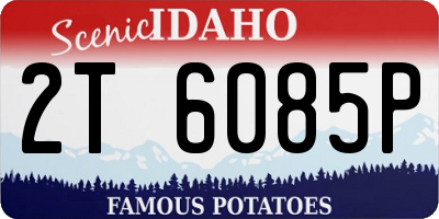 ID license plate 2T6085P