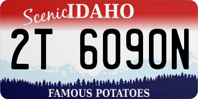 ID license plate 2T6090N