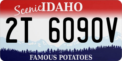 ID license plate 2T6090V