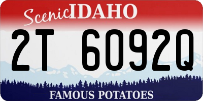 ID license plate 2T6092Q