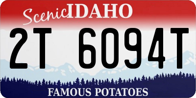 ID license plate 2T6094T