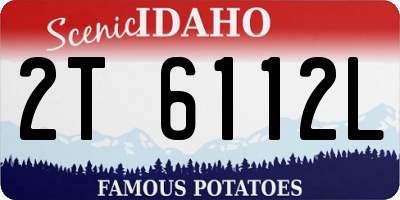ID license plate 2T6112L