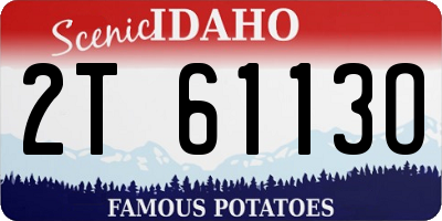 ID license plate 2T6113O