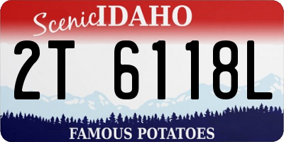 ID license plate 2T6118L