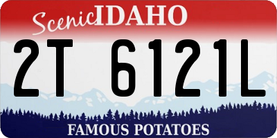 ID license plate 2T6121L