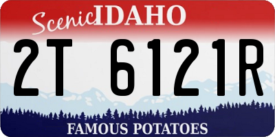ID license plate 2T6121R