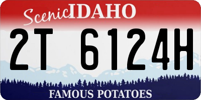 ID license plate 2T6124H